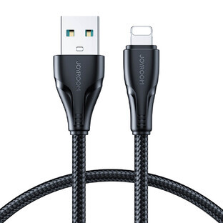 Joyroom Surpass Series A11 Câble USB-A / Lightning 2,4A 0,25 m - noir