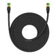 Baseus Hochgeschwindigkeits-Netzwerkkabel RJ-45 cat.8 40Gbps 10m geflochten - schwarz