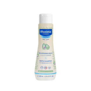 Mustela Gentle Bebe Enfant Shampooing doux pour les cheveux de bébé, 200ml