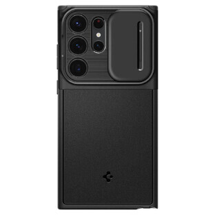 Étui Spigen Optik Armor pour Samsung Galaxy S23 Ultra - noir