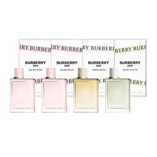 Burberry Her Miniatures Set Her Eau de Parfum 5 ml + Her London Dream Eau de Parfum 5 ml + Her Eau de Toilette 5 ml