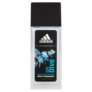 Adidas Ice Dive Deodorante spray rinfrescante per uomo, 75 ml