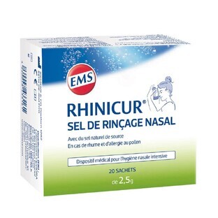 Rhinicur Neusspoeling Zout X20 2,5 g sachets