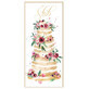 Card de nunta tort