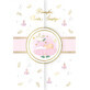 Card A5 Plicuri botez roz
