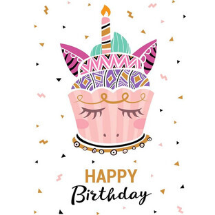 KW Tort Unicorn card