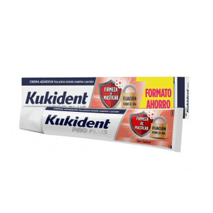 Kukident PRO PLUS Firmeza al Masticar Sin Sabor Formato Ahorro 57g