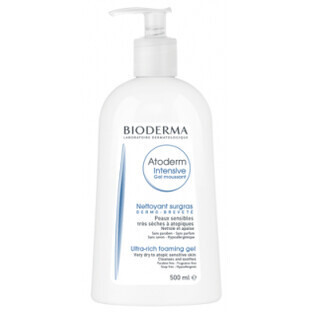 Bioderma Atoderm Intensieve Gel Moussant Zeer droge, geïrriteerde of atopische huid, 1000ml