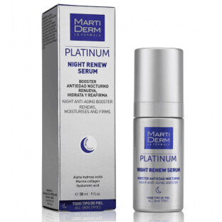 Martiderm Platinum Night Renew serum, 30 ml