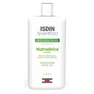 Isdin Nutradeica Champú Anticaspa Grasa, 400 ml