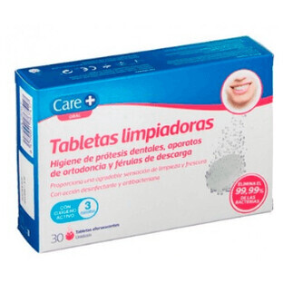 Care+ Tabletas Efervescentes Limpiadoras 30 uds