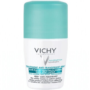 Vichy Antiperspirant Deodorant 48h Anti-gălbui pete albe fără efect rezidual 50 ml
