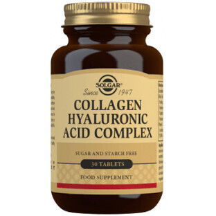 Solgar Collagen Hyaluronic Complex, 30 tablets