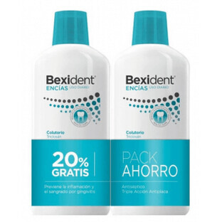 Bexident DUPLO Collutorio gengivale CPC + Cymenol, 2 x 500 ml