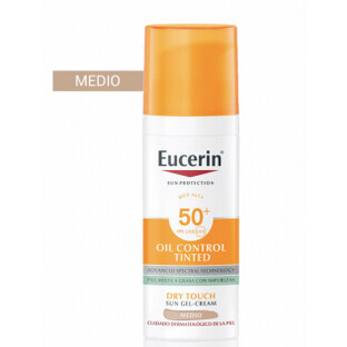 Eucerin Protezione solare Spf 50+ Controllo olio colorato 50ml