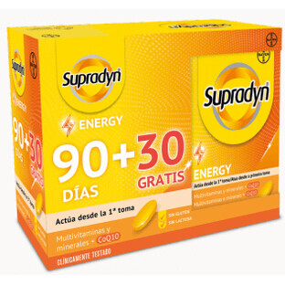 Supradyn Energy 90+30 comprimés GRATUITS