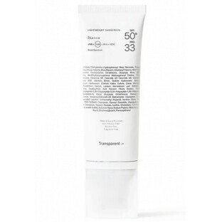 Transparent Lab Lightweight Sunscreen SPF50+ 100ml