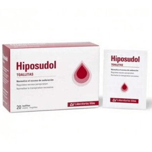 Hiposudol Toallitas 20 Toallitas 3ml