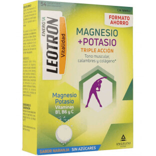 Angelini Leotron Magnesium + Potassium 54 effervescent tablets