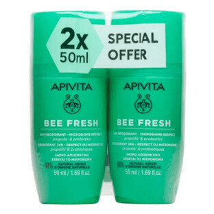 Apivita Bee Fresh Deodorant Duplo 2x50ml