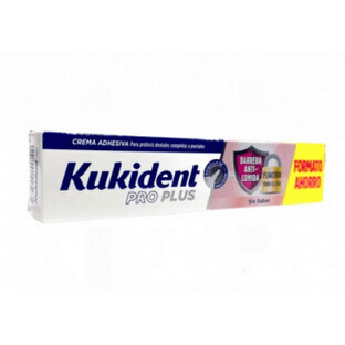 Kukident PRO PLUS Barriera Anti Masticatoria Formato Risparmio Insapore 57g