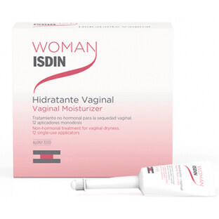 Isdin Woman Vaginal Moisturizing Gel Cream, 12 single-dose applicators x 6ml