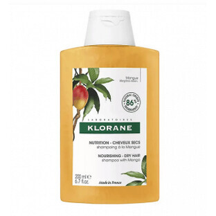 Shampoo nutriente al burro di mango Klorane, 200ml
