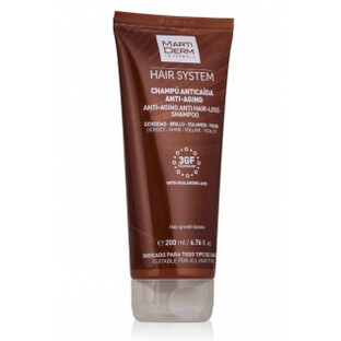 Martiderm Hair System 3GF Shampoo anti-caduta dei capelli ad uso frequente, 200ml