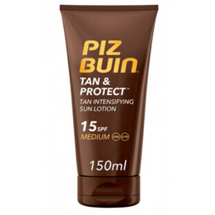 Piz Buin Tan & Protect Loțiune solară SPF15, 150ml