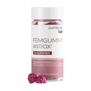 Cumlaude Femgummy Antiox 60 Gummies Arôme Fruit de la Forêt