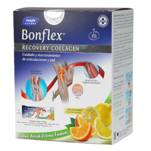 Bonflex Recovery Collagen 30 bastoncini Fusione fresca di agrumi