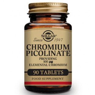 Solgar Picolinato Cromo 200 mcg, 90 capsulas