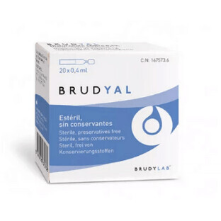 Brudyal Befeuchtungslösung 20 Einzeldosis 0,4ml