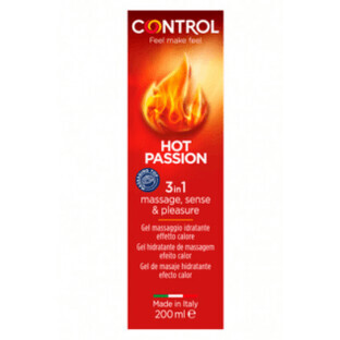 Control Hot Passion Massage Gel 200ml