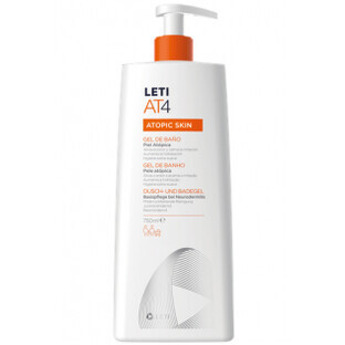 Leti AT4 Gel de bain dermo-gras 750 ml