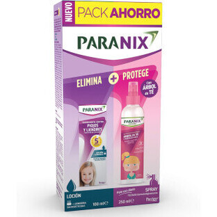 Paranix Păduchi și Nit Remover + Tea Tree 1 Sticlă 150ml + 1 Sticlă 250ml Pack