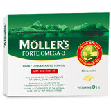 Oméga 3, 30 cps, Moller's Forte