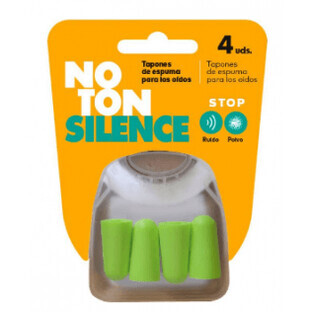 Noton Tapones Espuma PU Oidos 4 unidades