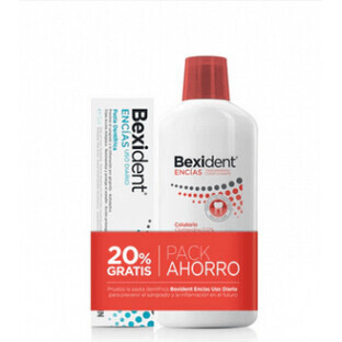 Bexident PACK Gingival Adjuvant Tandvleesbehandeling Mondwater 500ml + Tandpasta 75ml