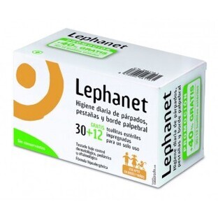 Thea Lephanet Augenreinigungstücher, 30u +12u