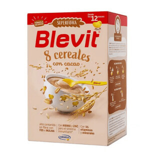 Blevit Superfibra 8 Cereales Cacao 500g
