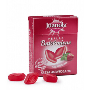 Juanola Strawberry Pearls Mentholated 25g