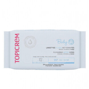 Topicrem babydoekjes water 60u