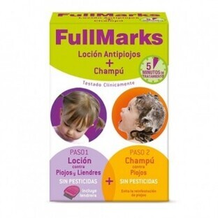 Fullmarks PACK Loțiune împotriva păduchilor și a liendelor 100 ml + Șampon 150 ml