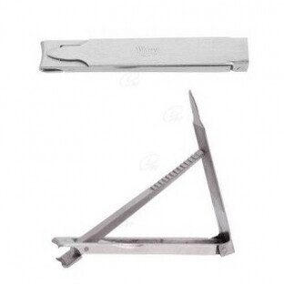 Vitry Pedicure Nail Clippers Extra Flat Stainless Steel 1u