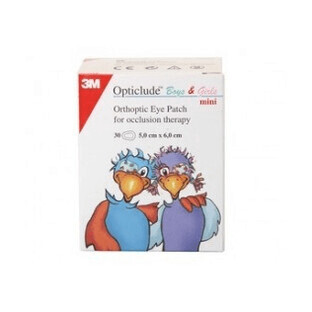 3M Opticlude Eyepatch Small Drawings 30 Pcs.