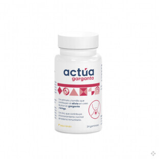 Actua Keel 24 Gummies met citroensmaak