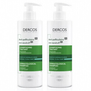 Vichy DUPLO Dercos Oily Dandruff Shampoo 2x390ml