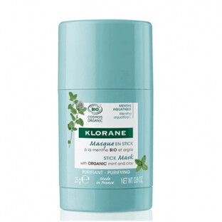 Klorane Mascarilla en Stick a la Menta Bio y Arcilla 25g