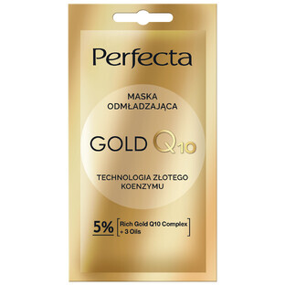 Perfecta Gold Q10, mască întineritoare, 8 ml